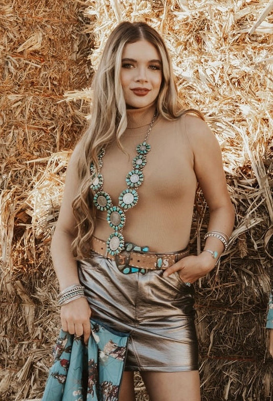 Oberon Bodysuit in Taupe
