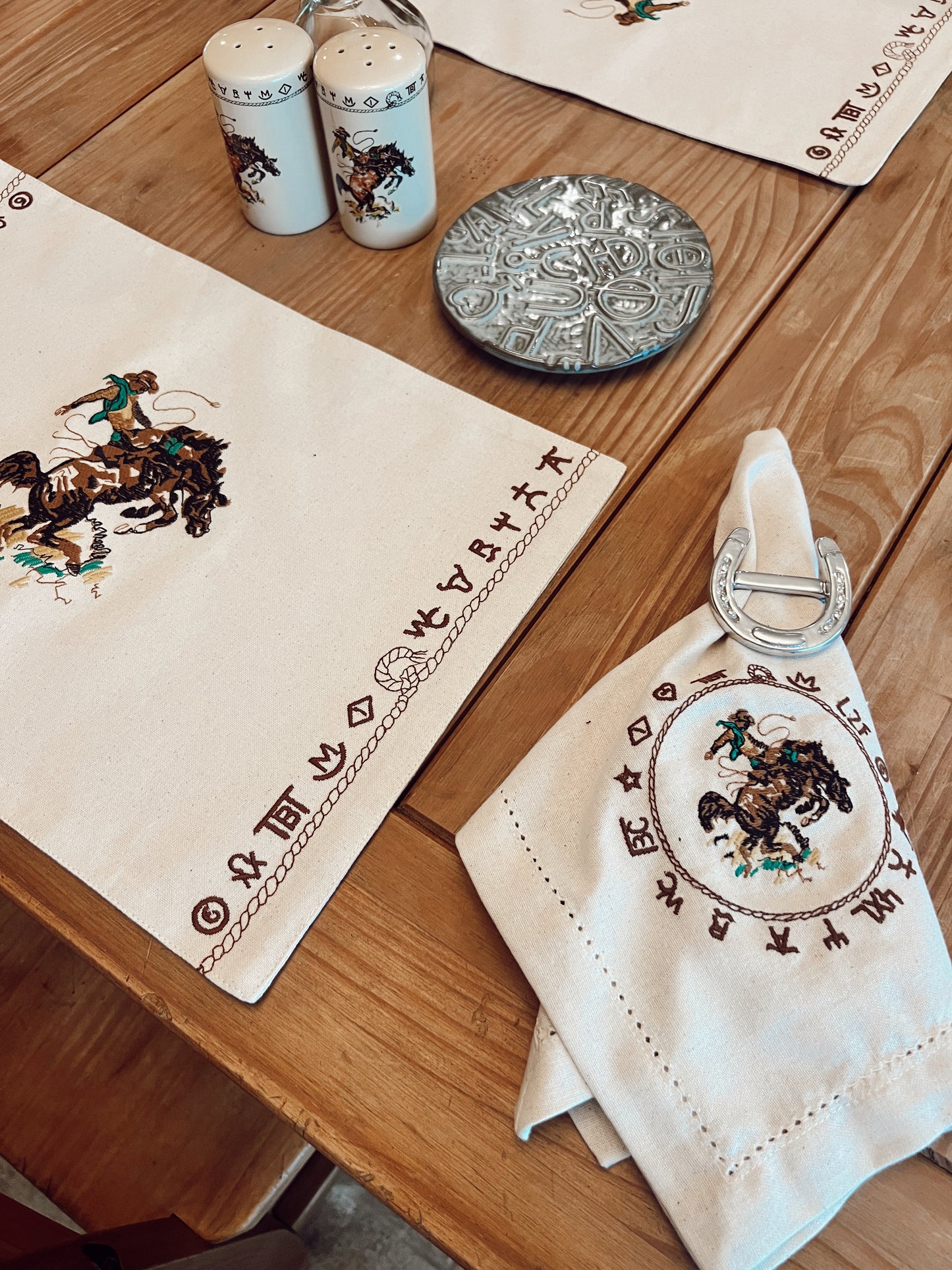 The Bronc Placemat Set of 4