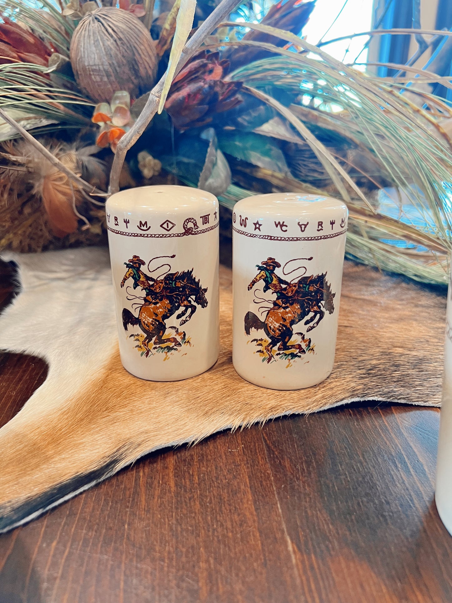 The Bronc Salt & Pepper Shakers