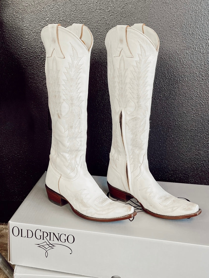 The Old Gringo Mayra Bis Boots in Beige SIZE 10