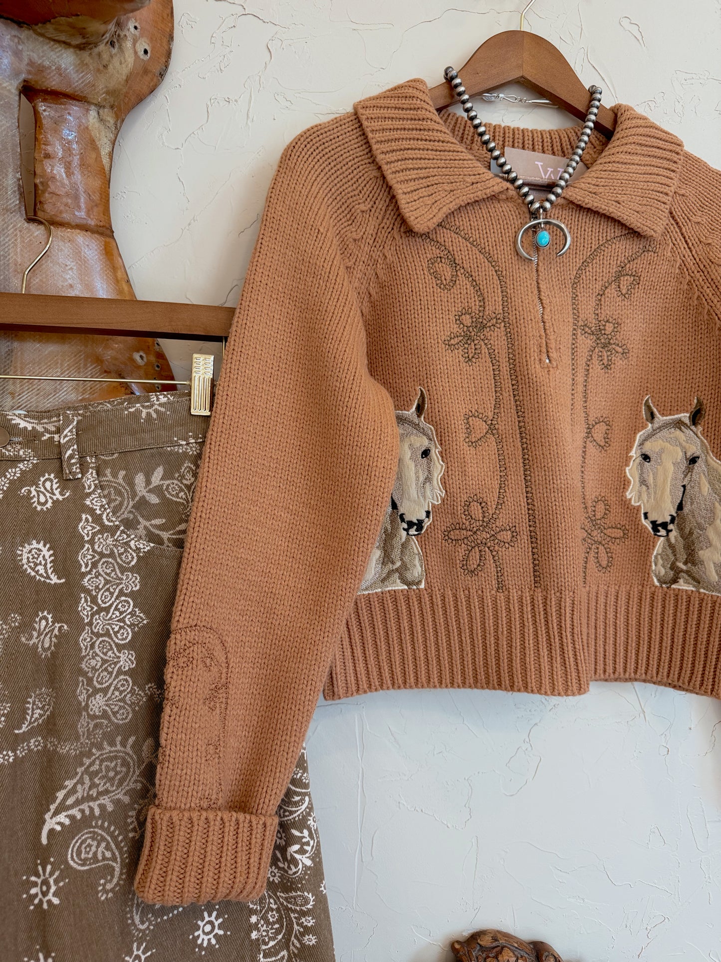 The Palomino Embroidered Sweater