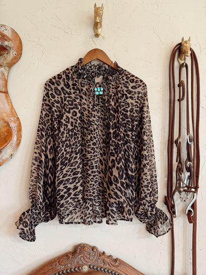 The Langford Leopard Top