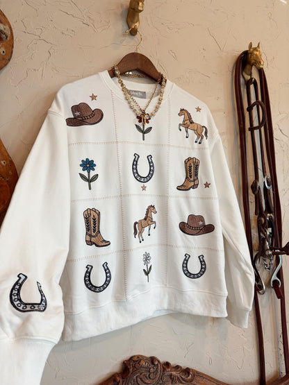 The All Things Western Embroidered Sweatshirt