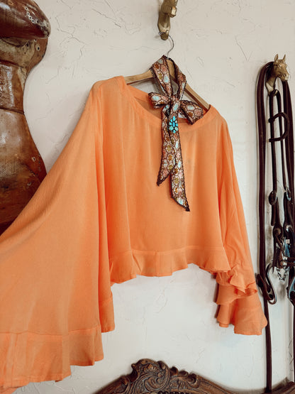 The Orlando Ruffle Sleeve Top