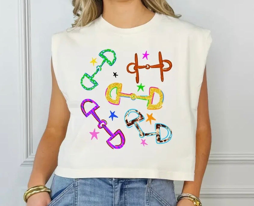 The Bold Horse Bit Muscle Tee
