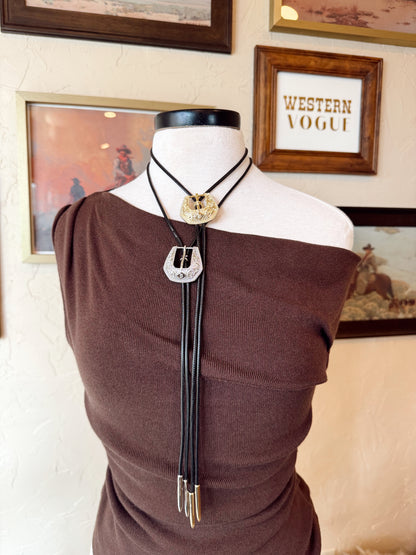 The Buckle HillBetty Bolo Necklace {GOLD + SILVER}
