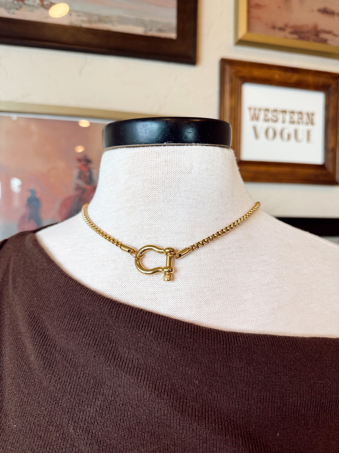 The Colt Necklace {GOLD + SILVER}
