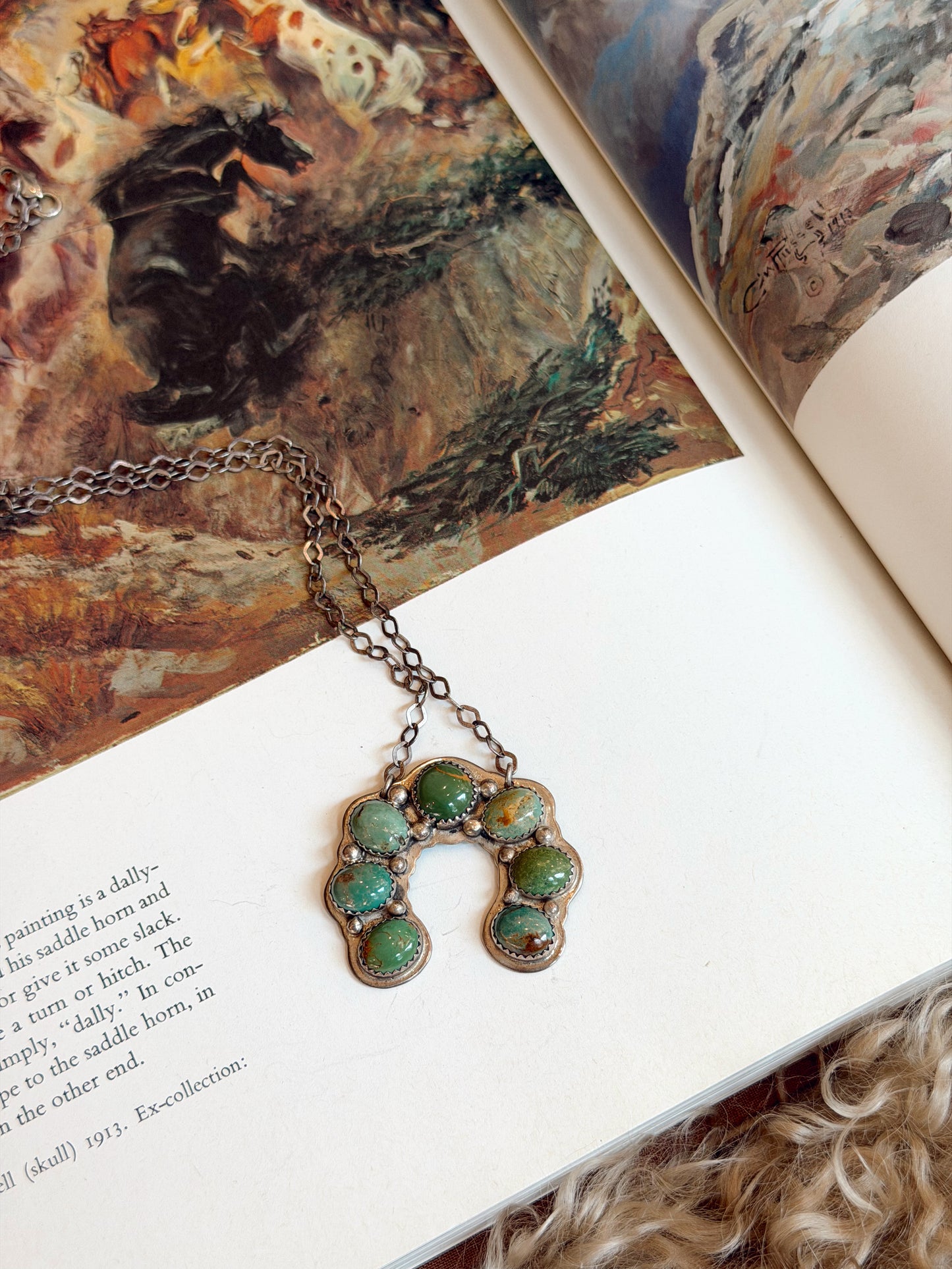 The Green Turquoise Naja Necklace