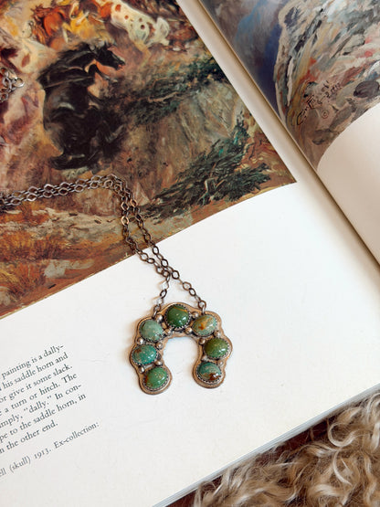 The Green Turquoise Naja Necklace