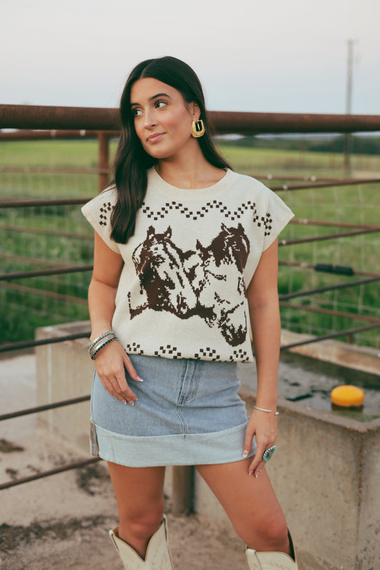 The Thoroughbred Sweater Vest