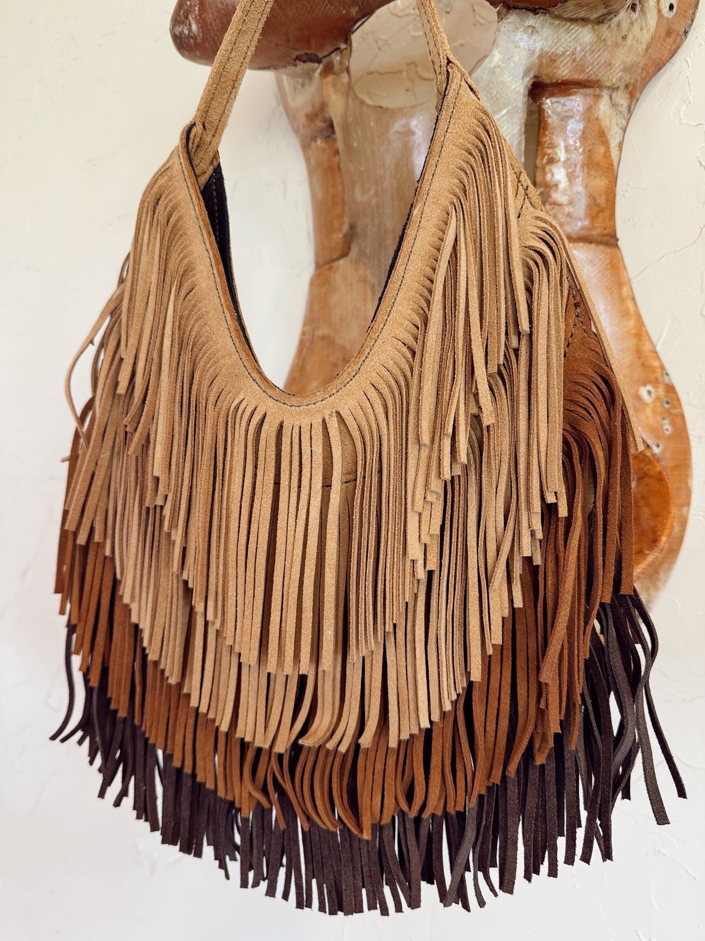 The Rowdy Bag in Cappuccino