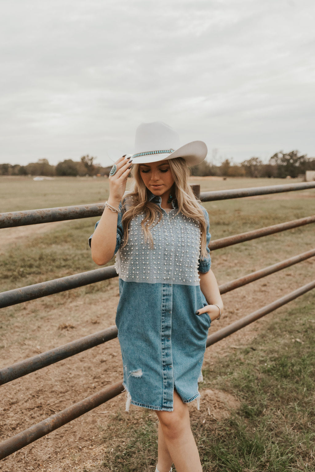 The Ariat Bakersfield Denim Dress