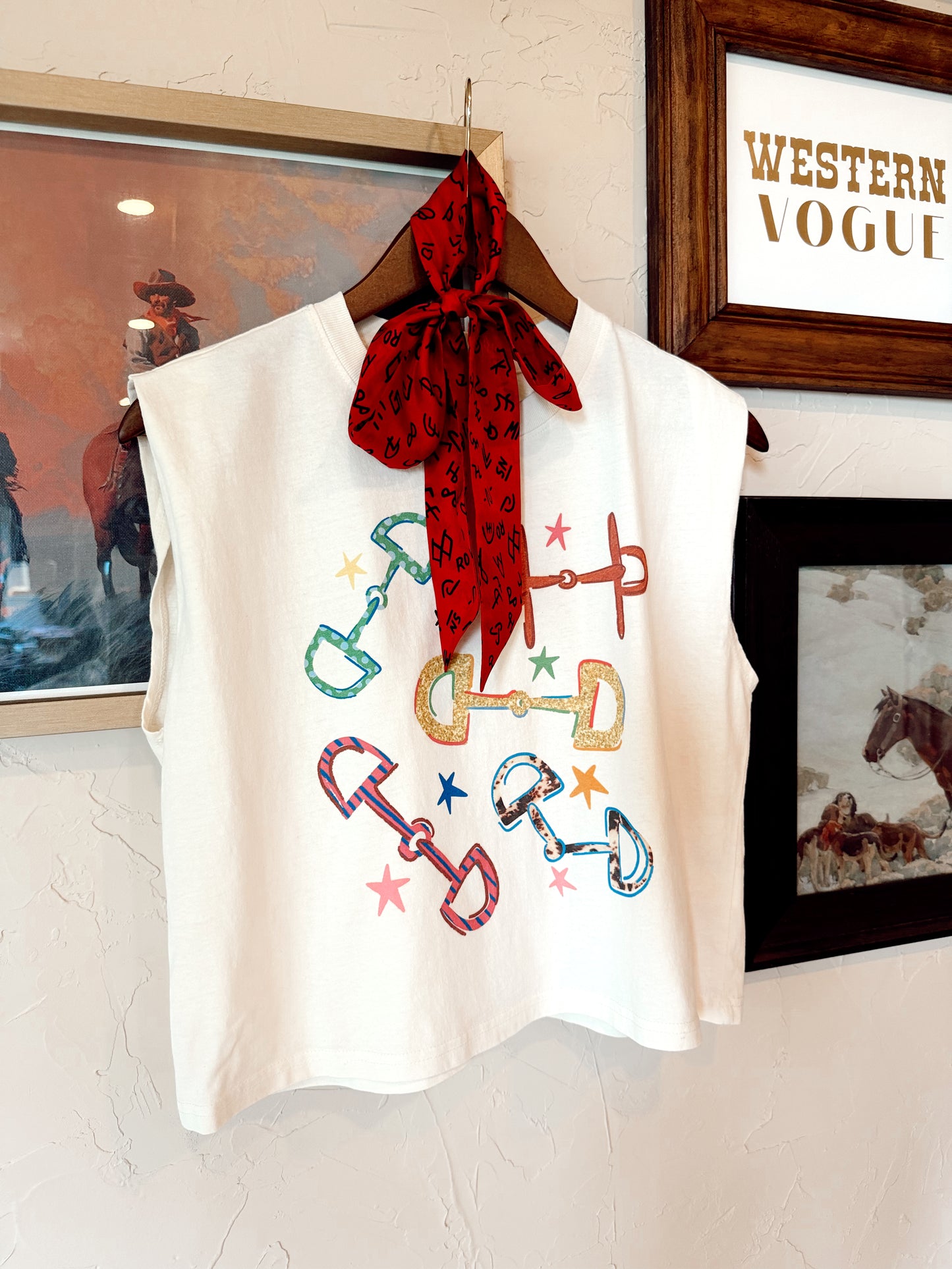 The Bold Horse Bit Muscle Tee
