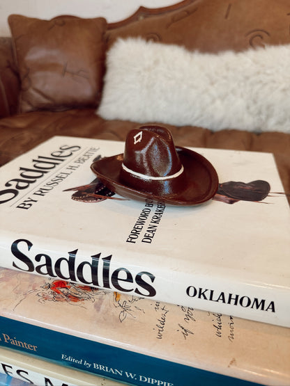 VINTAGE POTTERY COWBOY HAT
