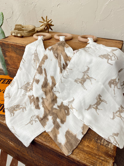 The Yellowstone Cowhide Teether