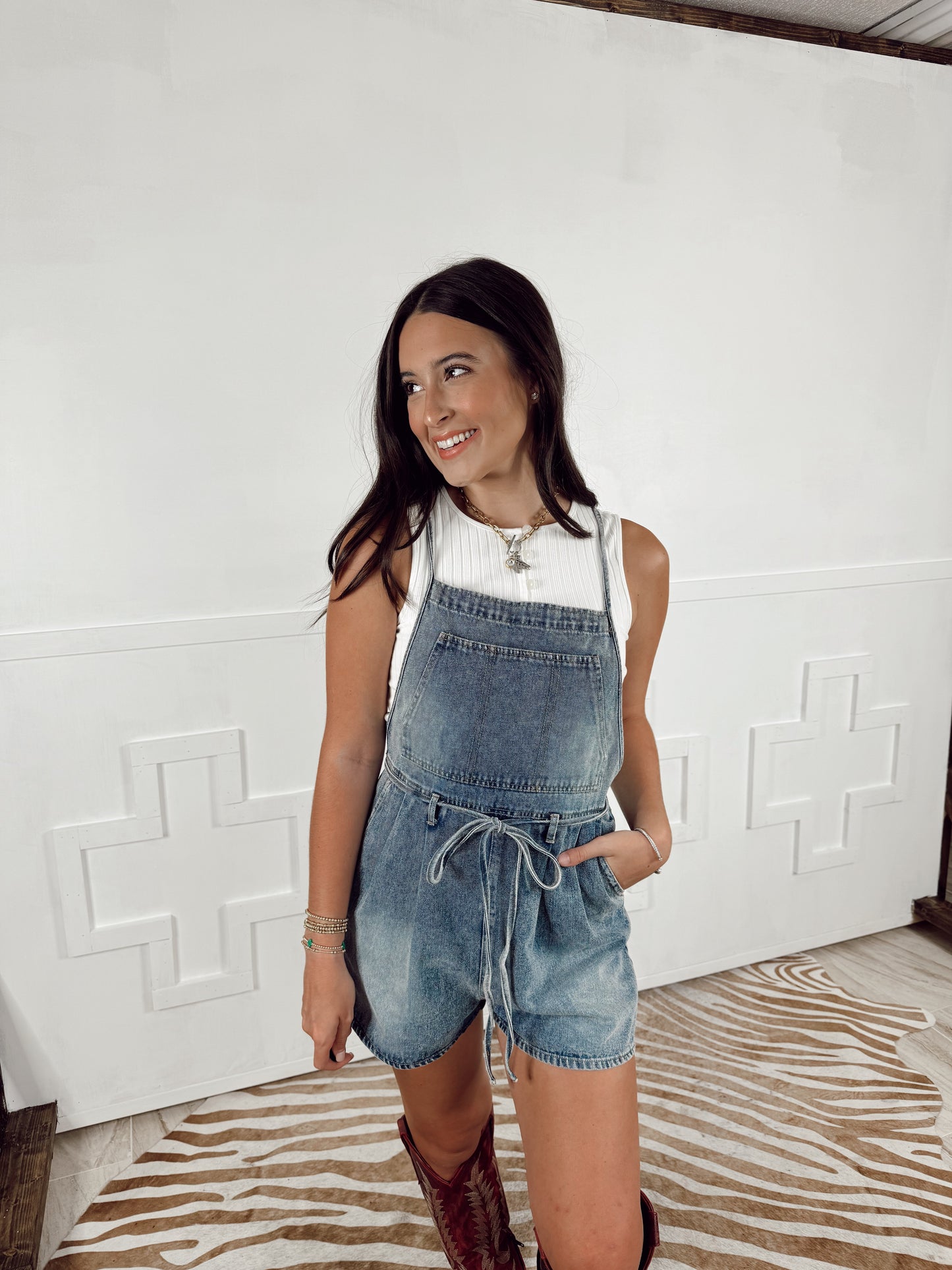 The Durango Denim Romper