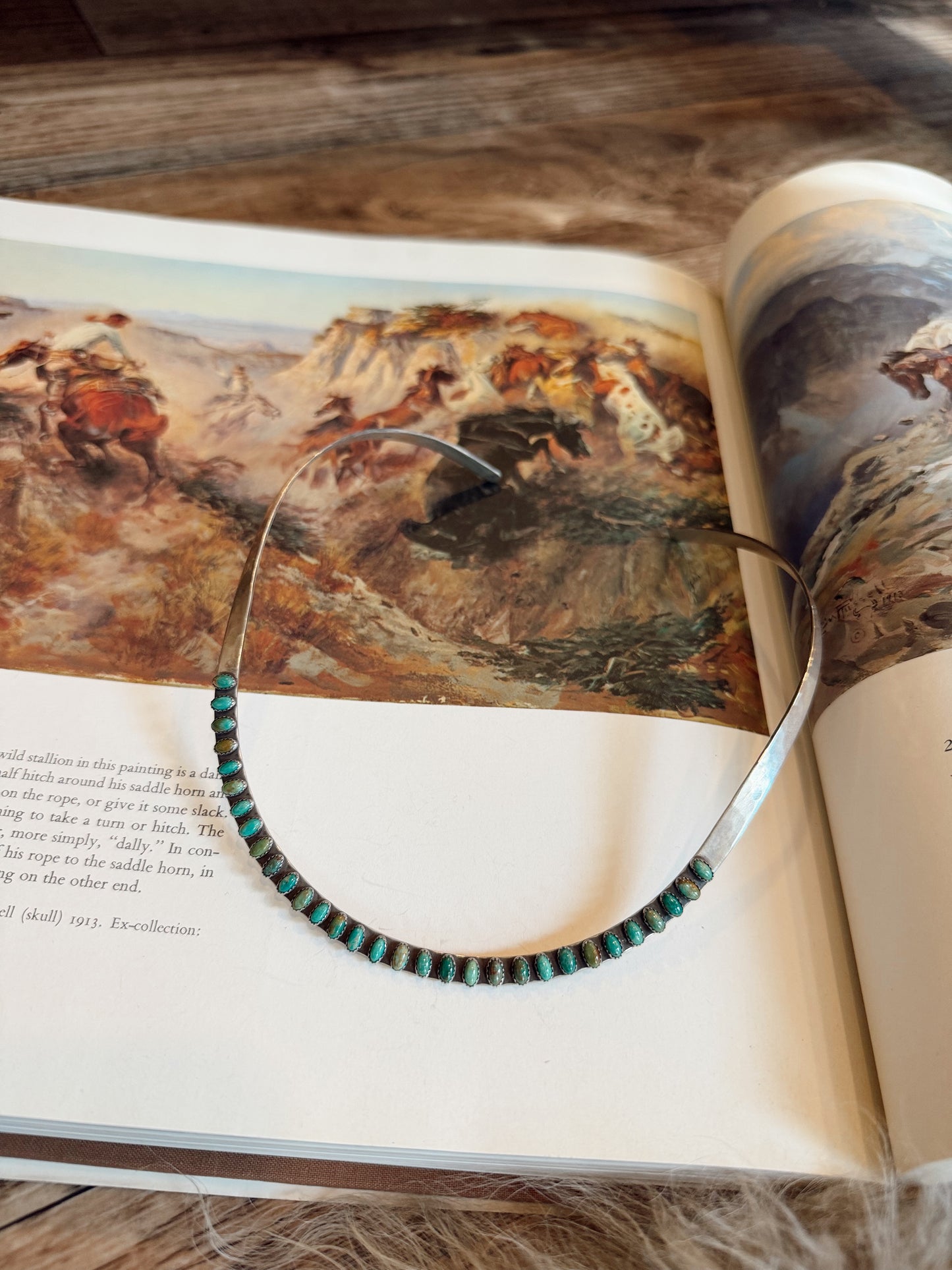 The Turquoise Stone Collar Necklace
