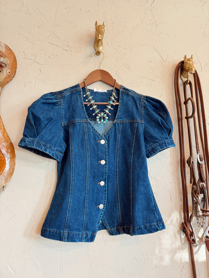 The Deville Denim Top