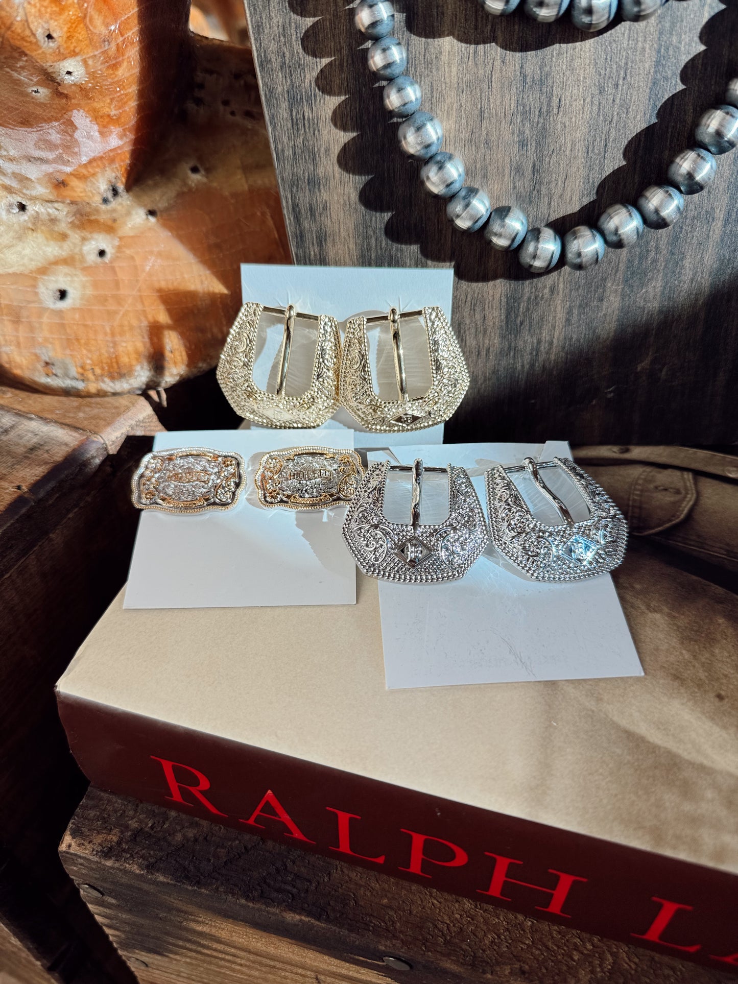 The Mini Rodeo Betty Buckle Earrings