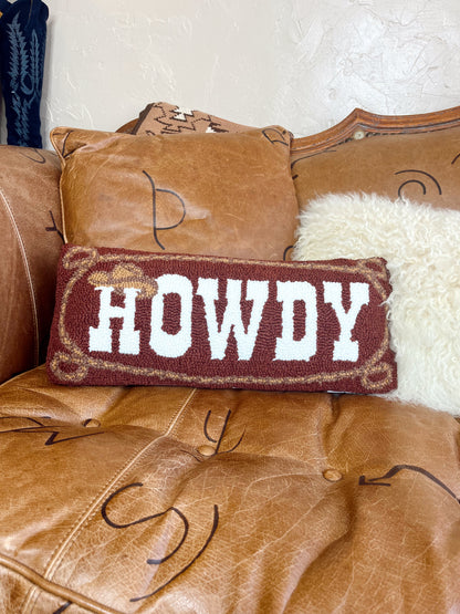 The Howdy Hook Pillow