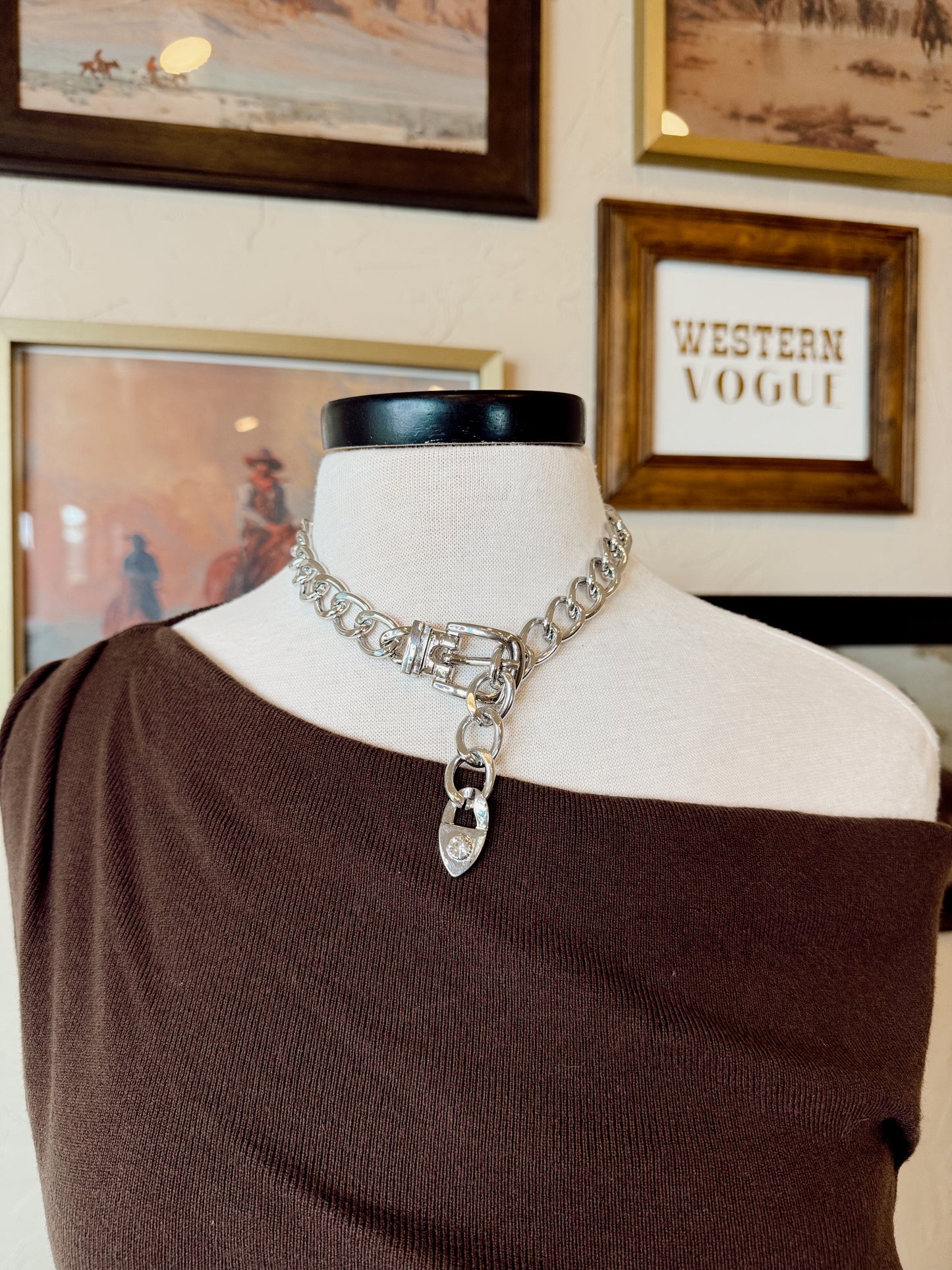 The Chunky Buckle Cuban Chain Necklace