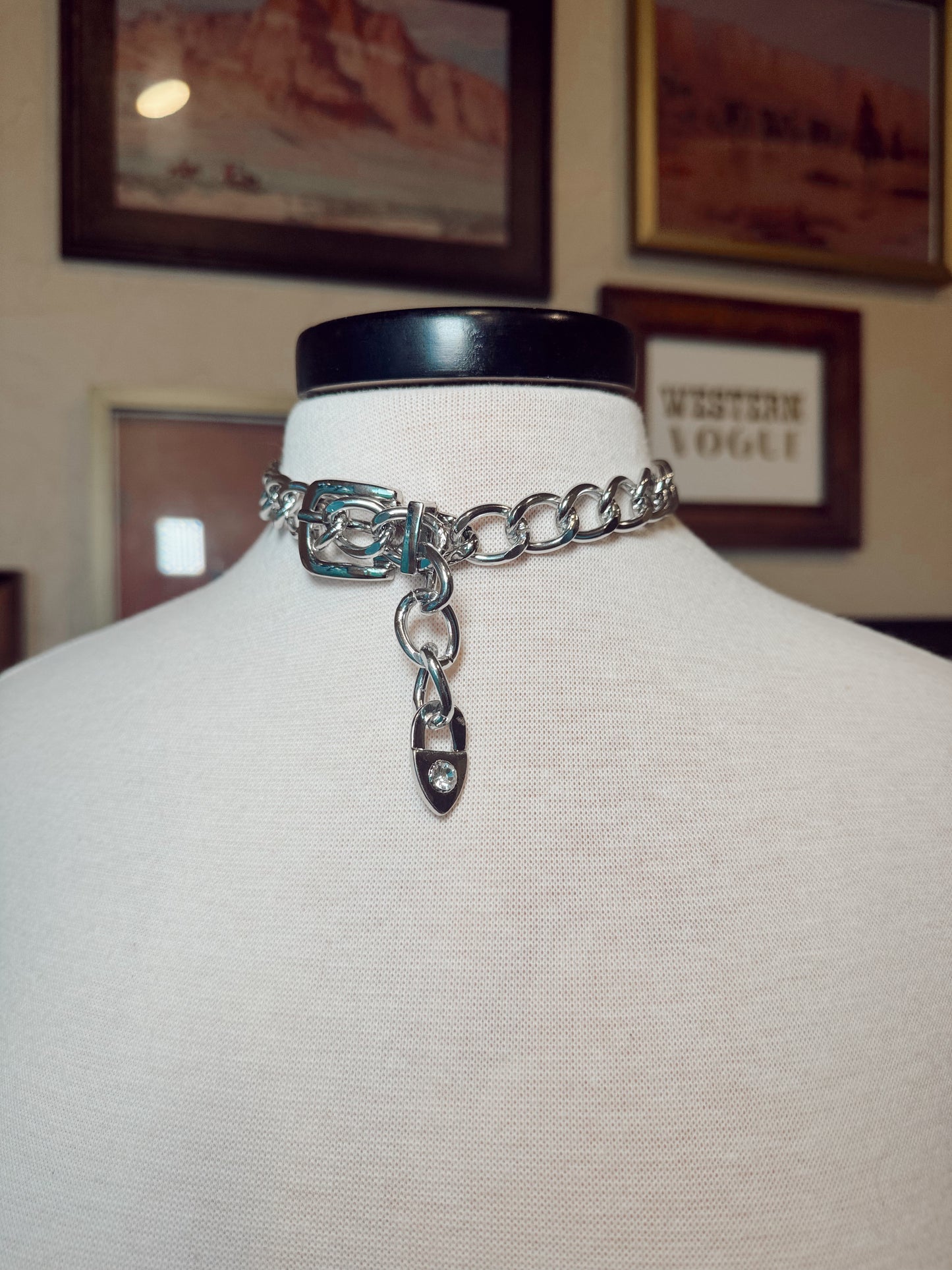 The Chunky Buckle Cuban Chain Necklace