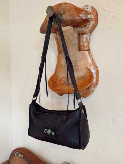 The Turquoise Stones Two Bar West Bag