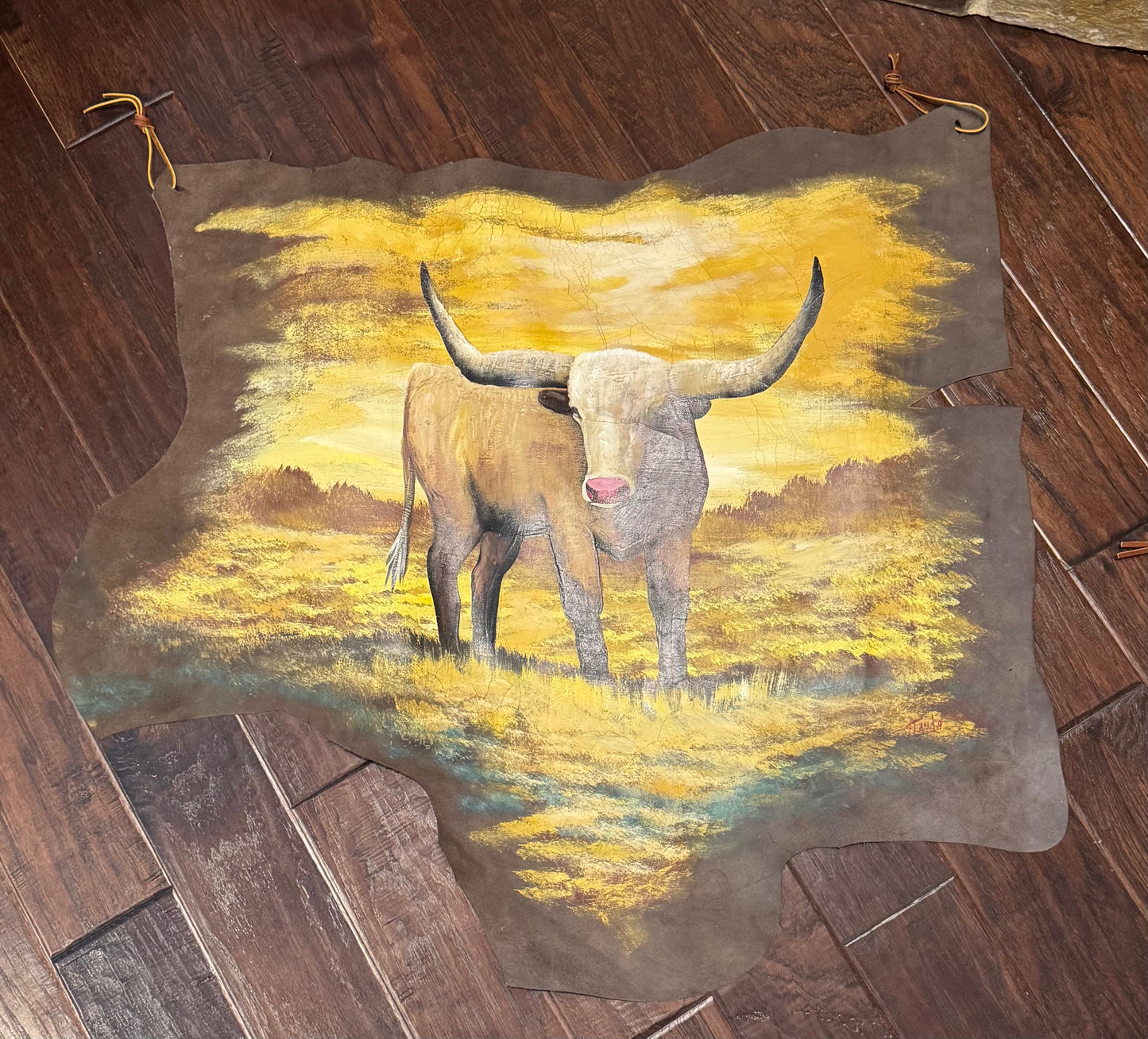 The Painted Cowhide
