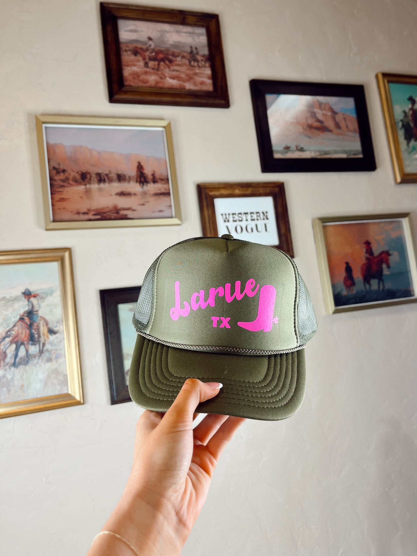 The Larue Tx Trucker Hat