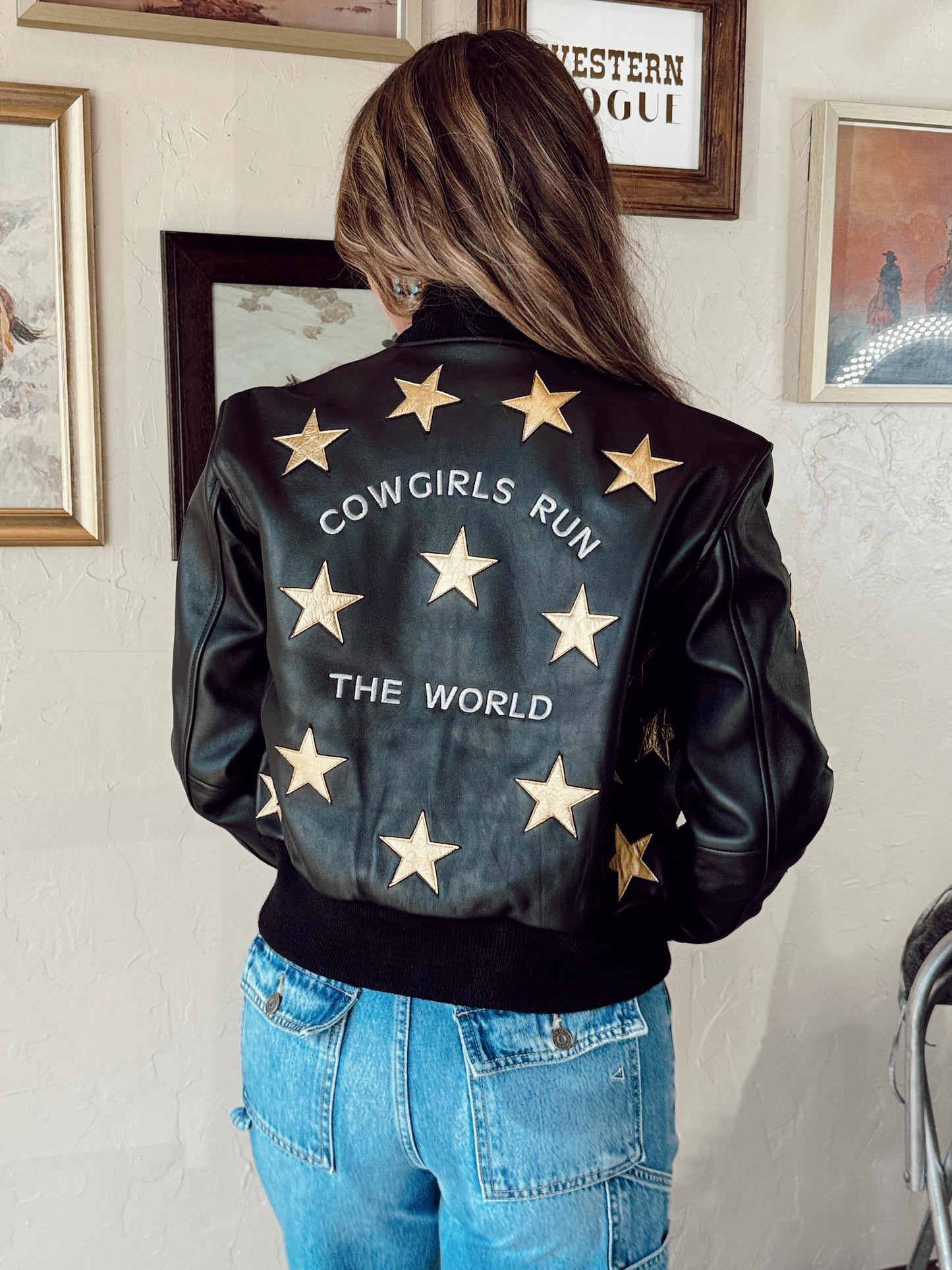 The Cowgirls Run The World Bomber Jacket