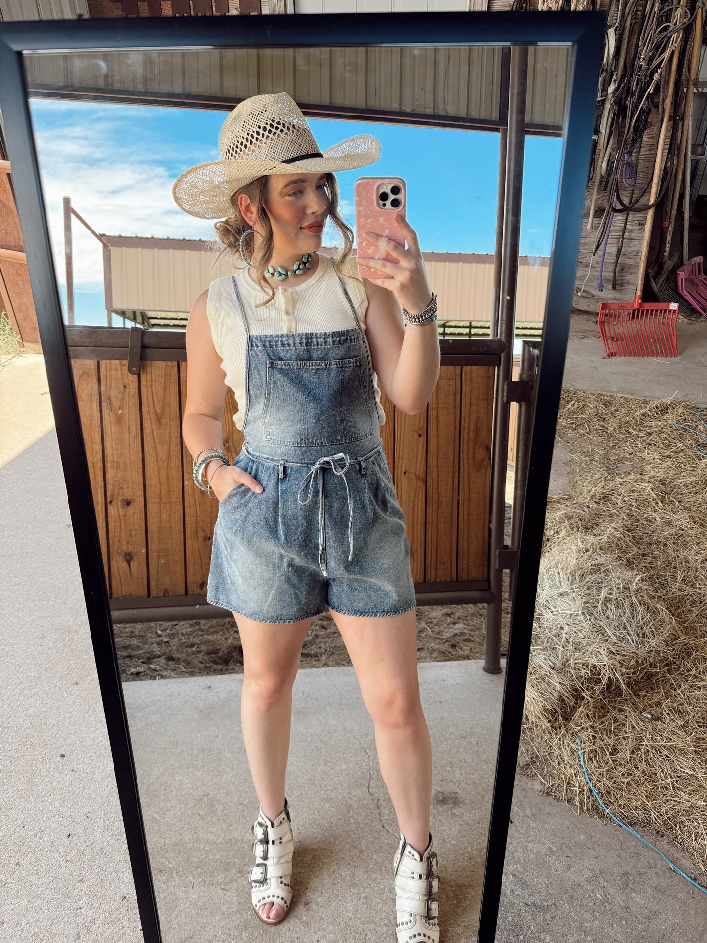 The Durango Denim Romper