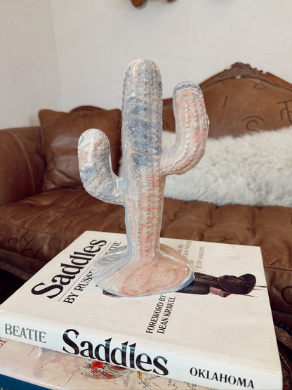 Vintage Cactus Comanche Pottery
