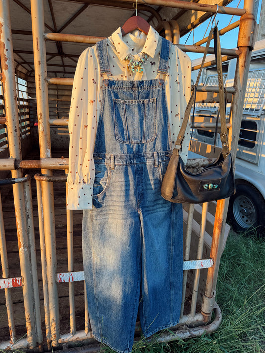 The Chandler Barrel Overalls