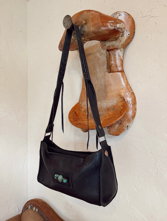 The Turquoise Stones Two Bar West Bag