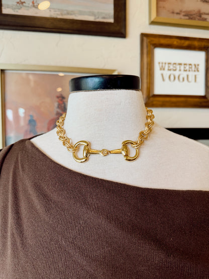 The Horse Bit Chain Necklace