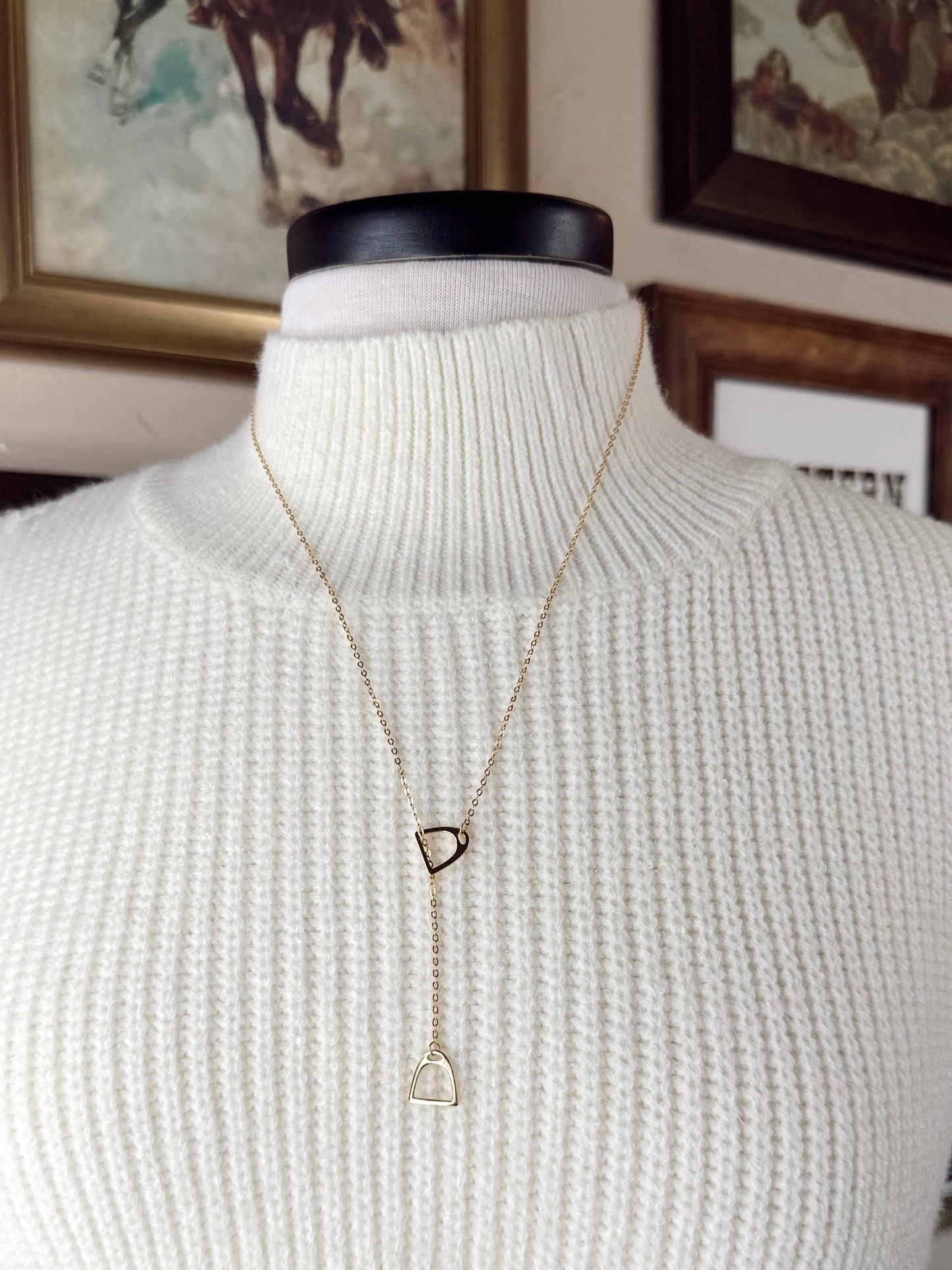 The Sterling Silver Equestrian Necklace