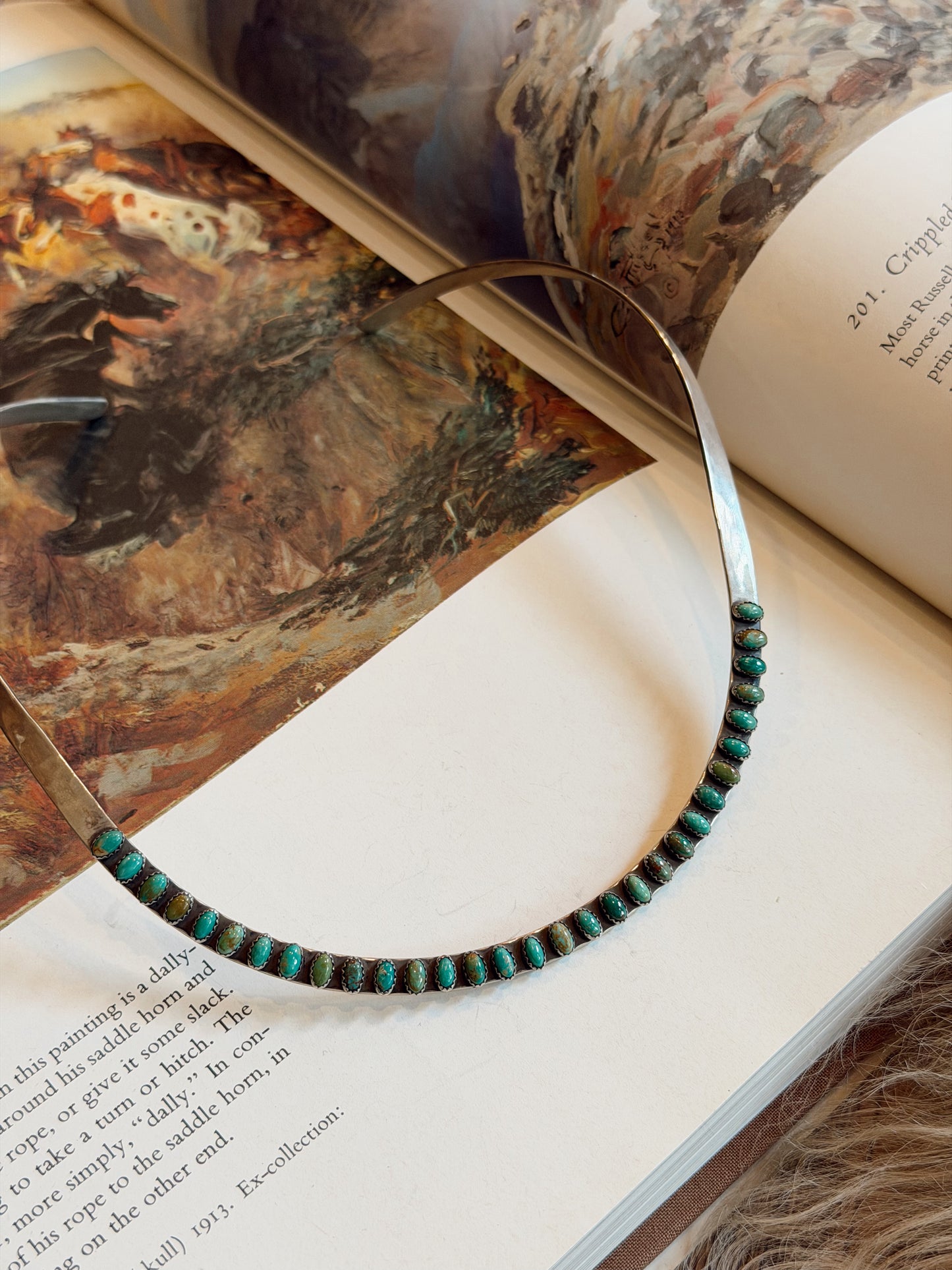 The Turquoise Stone Collar Necklace