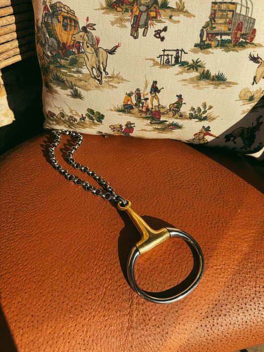 The Whoa There Bit Necklace