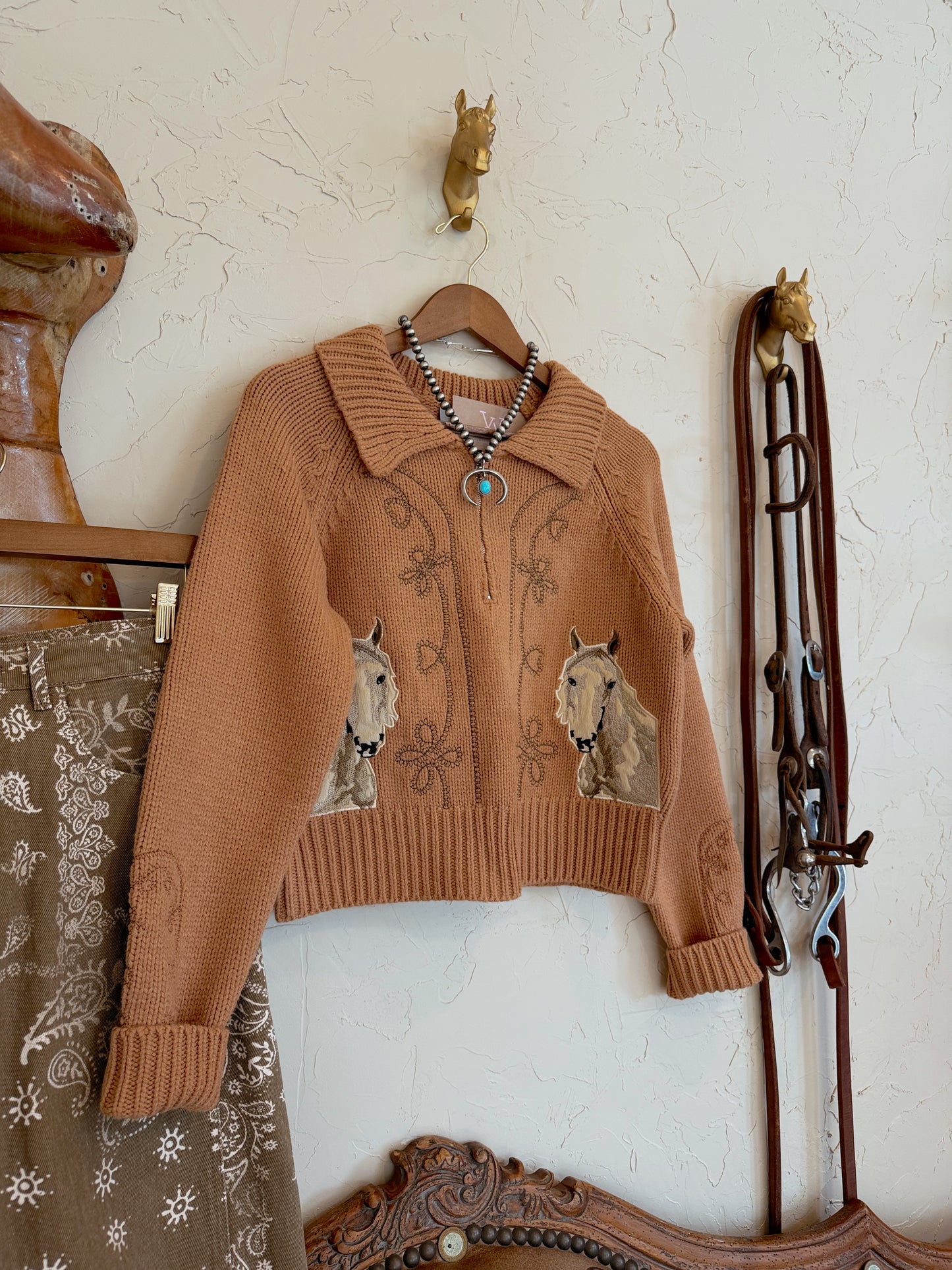 The Palomino Embroidered Sweater