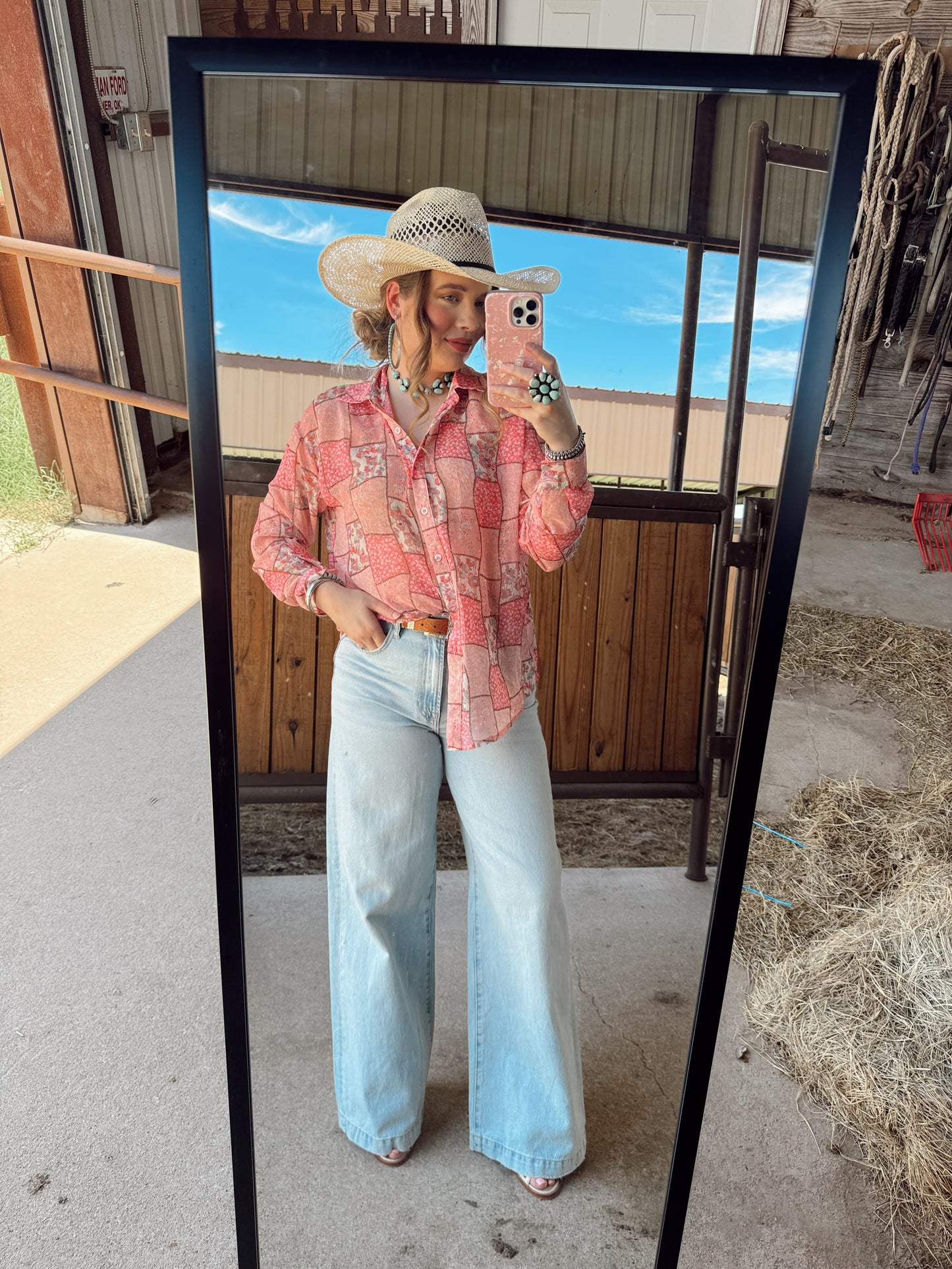 The Bennie Patchwork Top-BEST SELLER