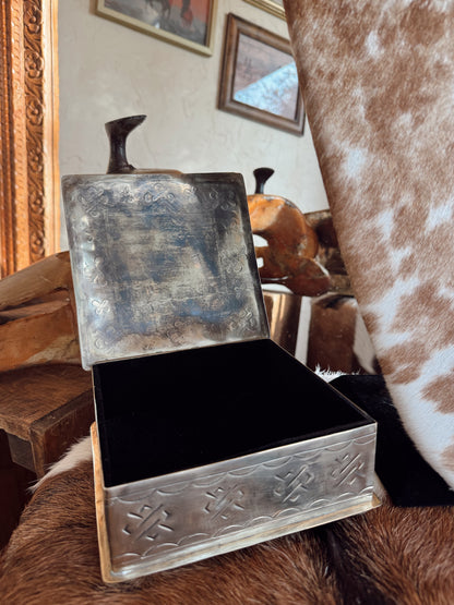 The Virgil Bronc Silver Box
