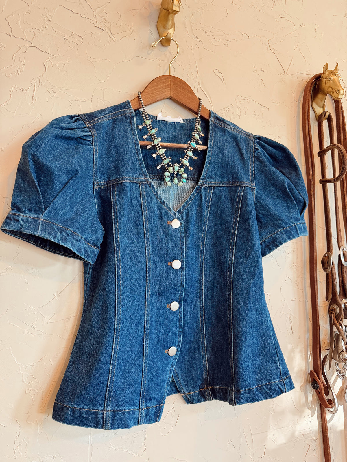 The Deville Denim Top
