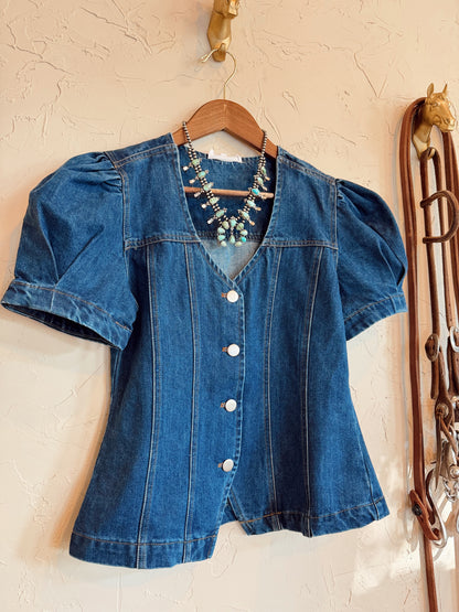 The Deville Denim Top