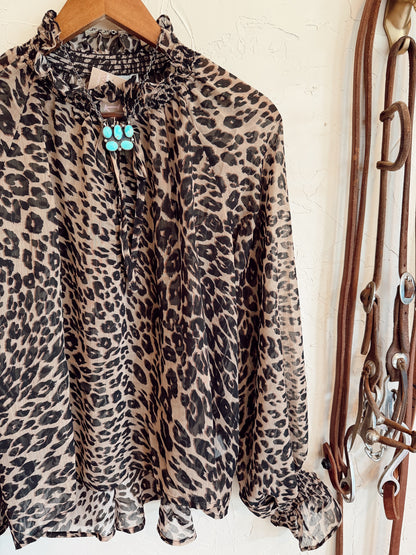 The Langford Leopard Top