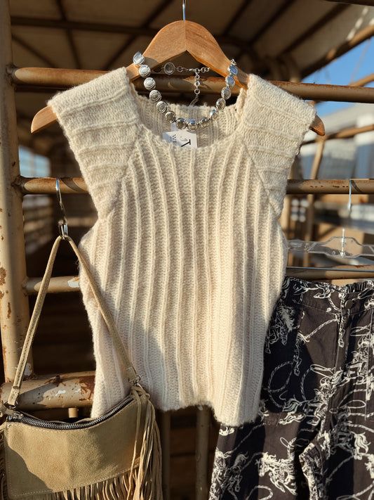 The Sawyer Top in Cream