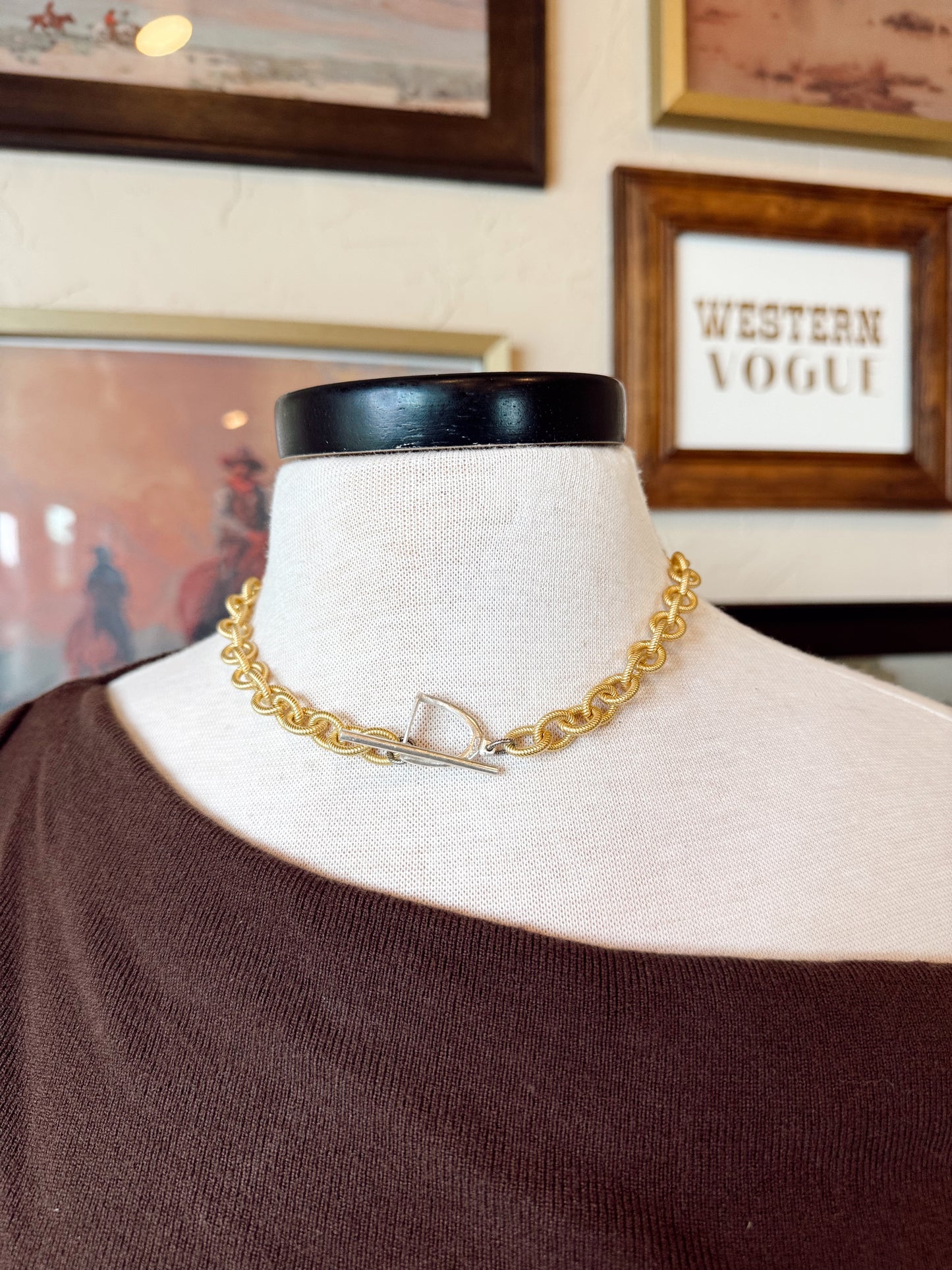 The Stirrup the Dust Necklace & Bracelet Set