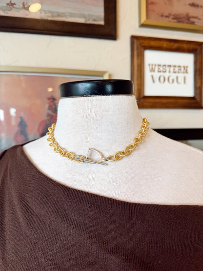 The Stirrup the Dust Necklace & Bracelet Set