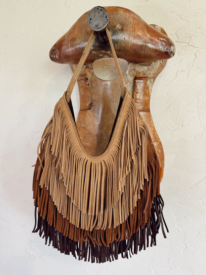 The Rowdy Bag in Cappuccino