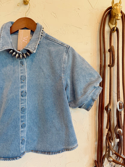 The Daylen Denim Top