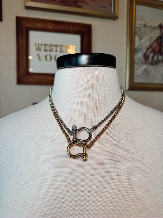 The Colt Necklace {GOLD OR SILVER}